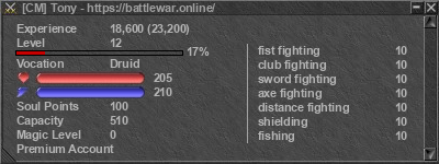 Signature for player [CM] Tony