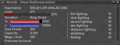 Signature for player Alexrdz