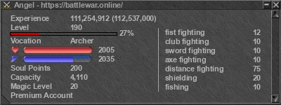 Signature for player Angel