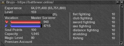 Signature for player Brujo