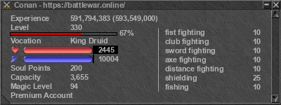 Signature for player Conan