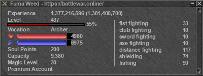 Signature for player Fuma Weed