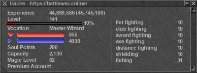 Signature for player Hache