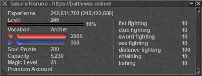 Signature for player Sakura Haruno