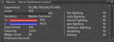 Signature for player Wanda